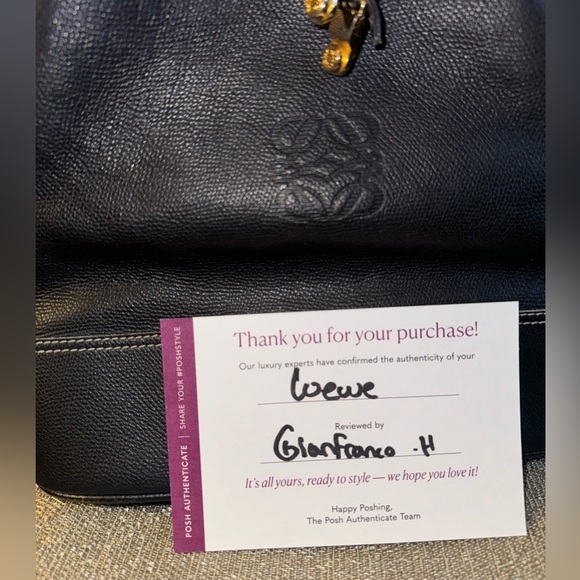 Loewe Black Bucket Shoulder Bag - Picture 2 of 7